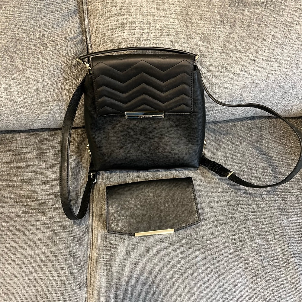 New with tags Kate Spade Make it mine Maddie quilted leather black